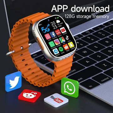 T800 Ultra Smart Watch with Beautiful Strap, Bluetooth Calling Smart Watch